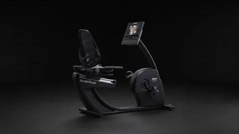 NordicTrack Vélo semi-allongé G LE sur fond noir