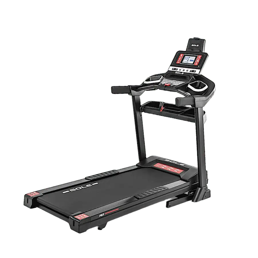 Vue d'ensemble du tapis de course F63 SOLE