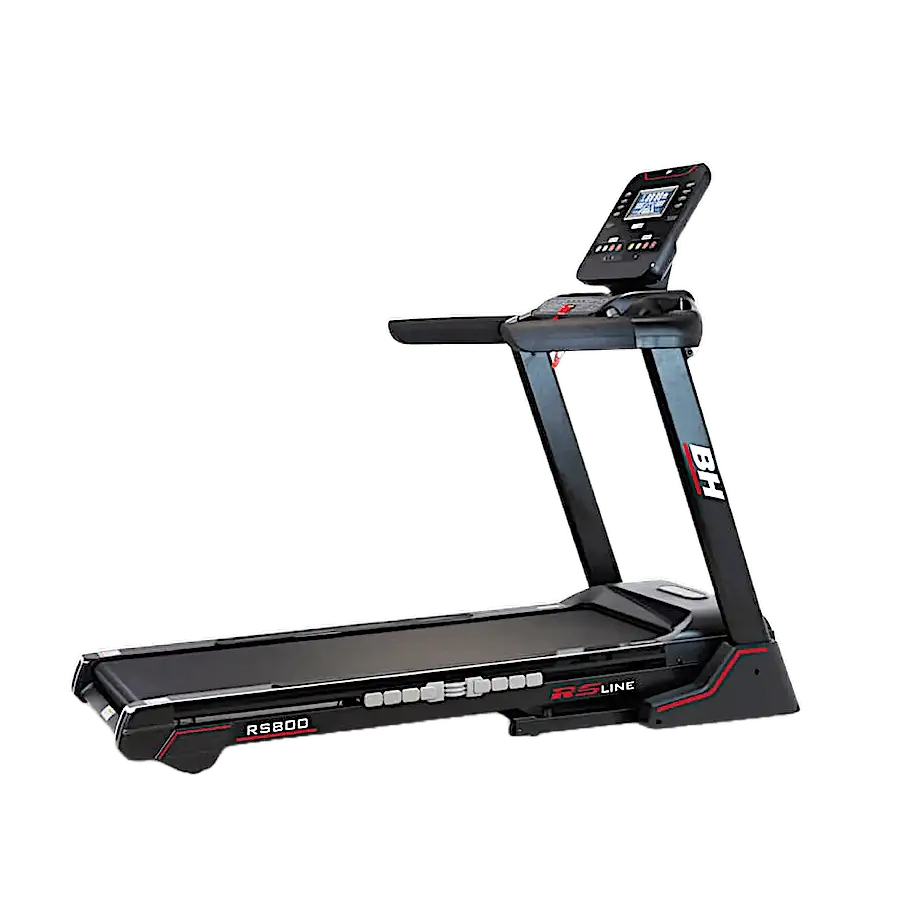 Vue d'ensemble du tapis de course RS800 BH Fitness