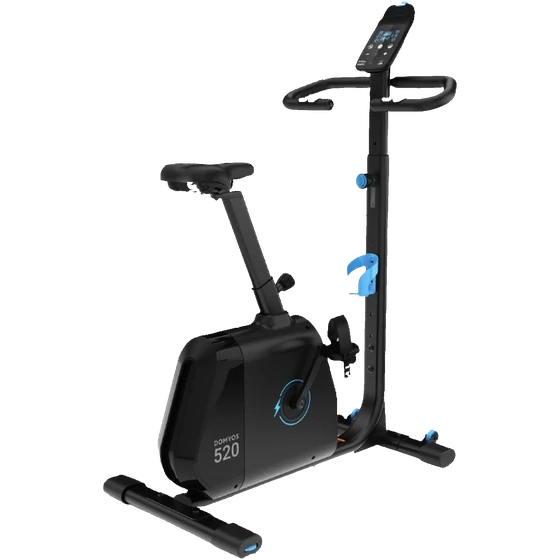 Vélo d'appartement 520 de la marque Domyos (Decathlon) Vue d'ensemble du Vélo d'appartement 520 Domyos (Decathlon)